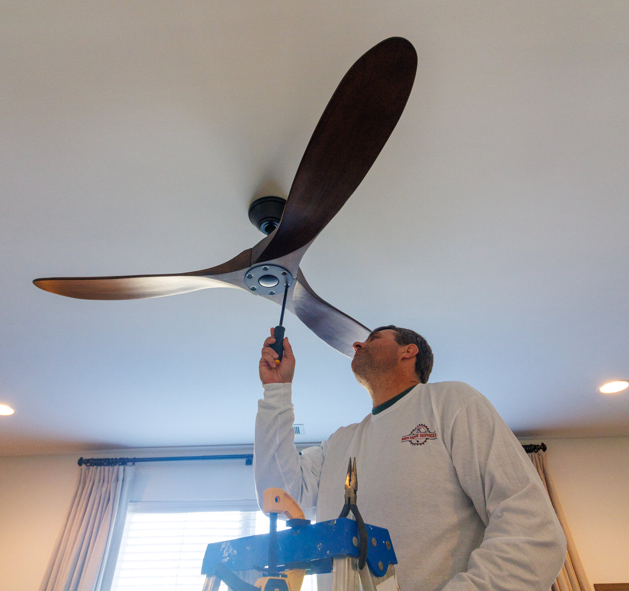 MBH ceiling fan installation